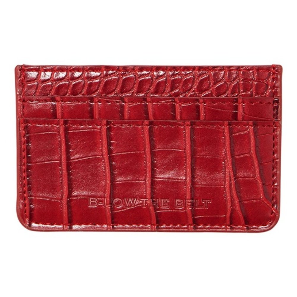 *FREE ADD ON* B-Low The Belt Croc Card Case